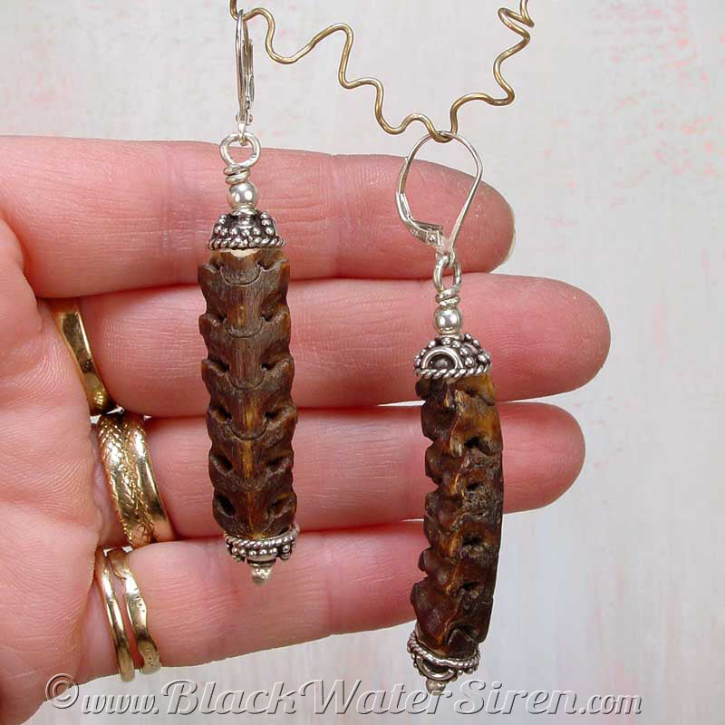 SNAKE VERTEBRAE Earrings